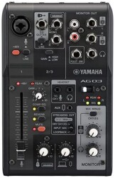 AG 03 MK2 3 Kanallı Usb Mikser (Siyah) - Yamaha