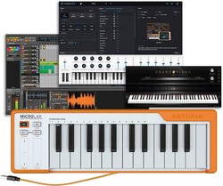 Arturia MicroLab - Turuncu 25 Tuşlu Synthesizer - 2