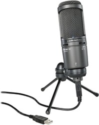 Audio-Technica AT2020USB+ USB Kardioid Kondenser Mikrofon - Audio-Technica
