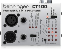 Behringer CT100 6 lı Profesyonel Kablo Test Cihazı - Behringer
