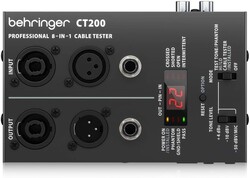 Behringer CT200 8 li Profesyonel Kablo Test Cihazı - Behringer