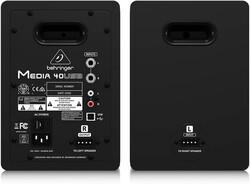 Behringer MEDIA-40USB Aktif USB Stüdyo Referans Monitörü (ÇİFT) - 4