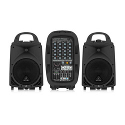 Behringer PPA500BT 500 W 6 Kanal Taşınabilir PA Sistem - Behringer