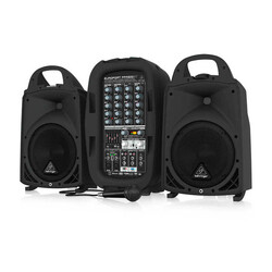 Behringer PPA500BT 500 W 6 Kanal Taşınabilir PA Sistem - 3