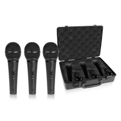 Behringer XM1800S 3 lü Dinamik Vokal Mikrofon Seti - Behringer