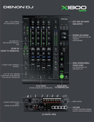 Denon DJ X1800 Prime DJ Mikser - Denon DJ