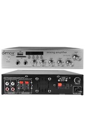 Denox DX-505S 2 x 50W 8 Ohm Ekranlı Stereo Amfi - Denox