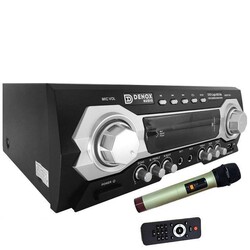 Denox DXV-LOGIC 802 MIC 2 Mik 2 Aux 120W 4 Ohm Stereo Amfi - Denox