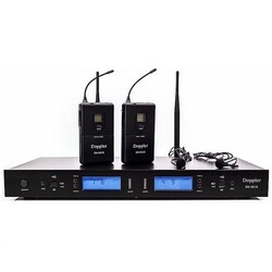 Doppler DM-502B Kablosuz Yaka Mikrofonu Seti - Doppler