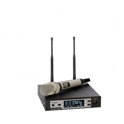 Doppler DM-801H Çift Anten Tek El Pro Dijital Telsiz Mikrofon - Doppler