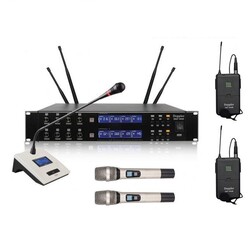 Doppler DMT-8000 SET 8 li Telsiz Kablosuz Mikrofon Seti - Doppler