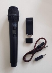 Doppler USB-100 UHF Değişebilen Frekanslı USB İle Çalışan Kablosuz Mikrofon - 2