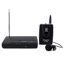 Doppler VH-100B Yaka Tipi Telsiz Mikrofon - Doppler