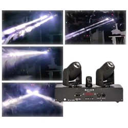 Eclips Duo Beam W 2x10w Beyaz Led Robot Işık Sese Duyarlı Otomatik - Eclips