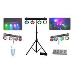 Eclips Led Cob Set RGB 4x30W 4lü Led Par Set - Eclips