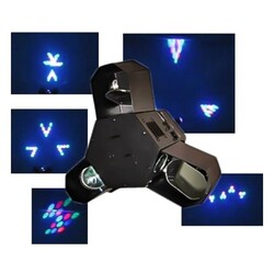 Eclips Prisma Gobolu 3 Aynalı RGB Led Efekt Işık - 2