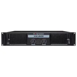 Klangmeister KXC-2600 2 Kanal Power Amfi 2x600W/4-ohm 100V - 1