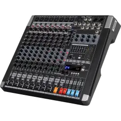 Klangmeister M10-PRO 10 Kanal Dec Mikser, BT/USB/REC - 2