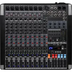 Klangmeister M10-PRO 10 Kanal Dec Mikser, BT/USB/REC - 1