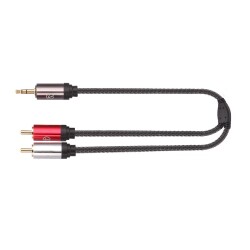 Klangmeister SJ2R-1.5M 3.5mm St Erkek - 2xRCA Erkek-1.5m - Klangmeister