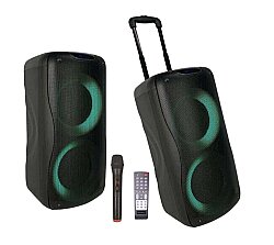 König KNG-1100 Partybox Mikrofonlu Taşınabilir Müzik Seti - König