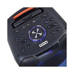 König KNG-1100 Partybox Mikrofonlu Taşınabilir Müzik Seti - 3