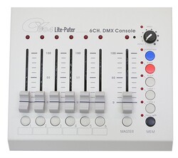 Lite-Puter CX-604 6 Kanal DMX Işık Mikseri - Lite-Puter