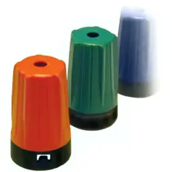 Neutrik BST-BNC-9 Colored boots for rear TWIST BNC cable connectors - White - Neutrik