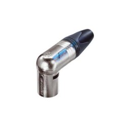 Neutrik NC3MRX 3 pole right angle male cable connector - Neutrik