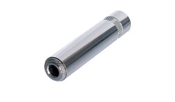Neutrik NYS2202P Tam Metal 2 Kutuplu 1/4 inç Kablo Jakı / 1/4 inç overol TS dişi - Neutrik