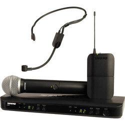 Shure BLX1288E/P31 Kablosuz İkili EL ve Headset Mikrofonu - Shure