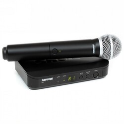 Shure BLX24E/PG58 Kablosuz Telsiz El Mikrofonu - Shure