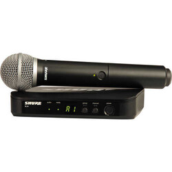 Shure BLX24RE/PG58 Kablosuz Telsiz El Mikrofonu - Shure