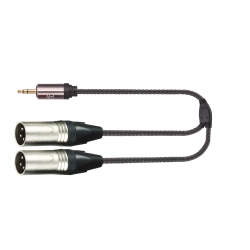 SJ2X-3M 3.5mm St Erkek - 2xXLR Erkek-3m - Klangmeister