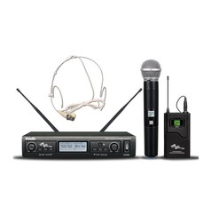 SSP WM402/3H El+Kafa Kablosuz Mikrofon Seti - SSP