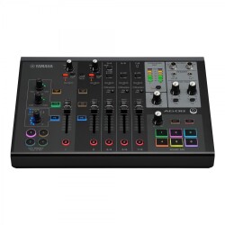 Yamaha AG 08 All In One 8 Kanallı USB Mikser (Siyah) - Yamaha